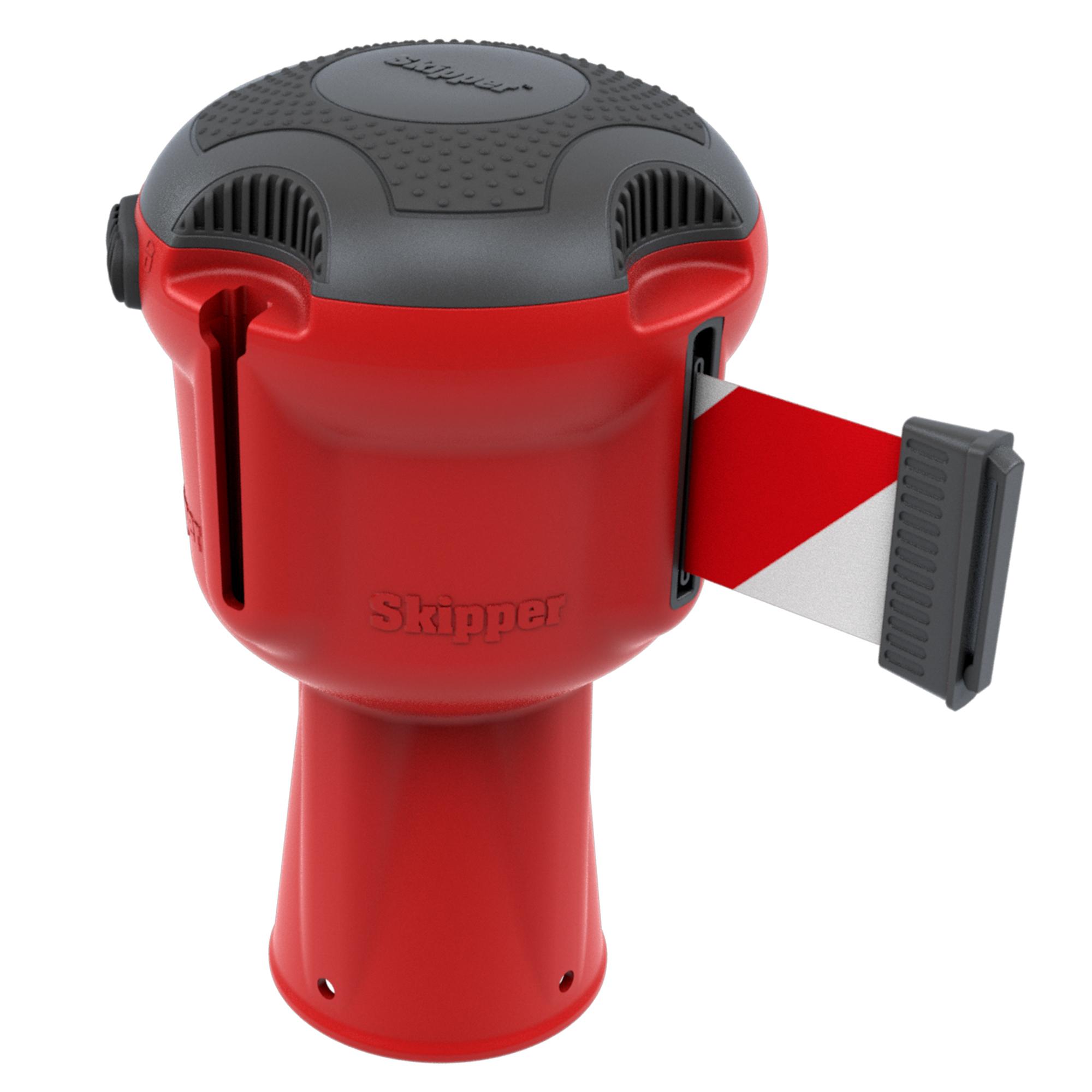 SKIPPER™ RED RETRACTABLE FLAGGING TAPE